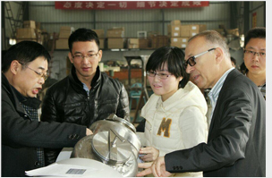 Australian customer factory inspection